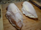 De-bone the chicken but leave skin intact