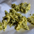 Put herb butter in pan