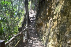 Trail along the precipice