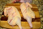Prep your chicken with 1/2" deep slits